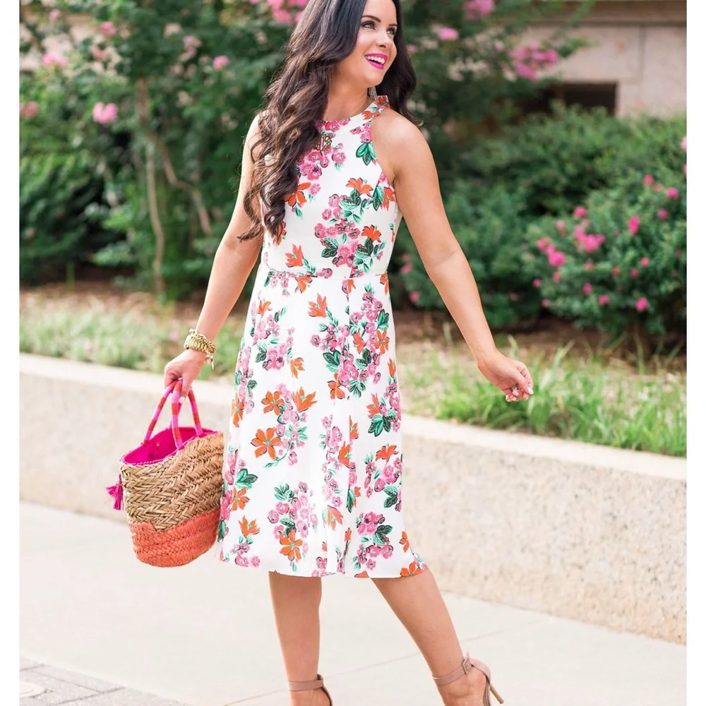 Ann Taylor Floral Sleeveless Dress - Picture 4 of 11